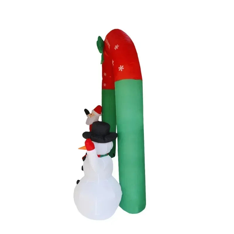 Christmas yard decoration venue decoration props inflatable Christmas arch Santa Claus snowman inflatable air model