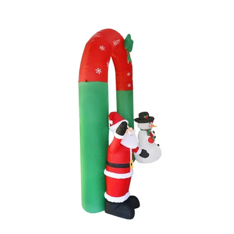 Christmas yard decoration venue decoration props inflatable Christmas arch Santa Claus snowman inflatable air model