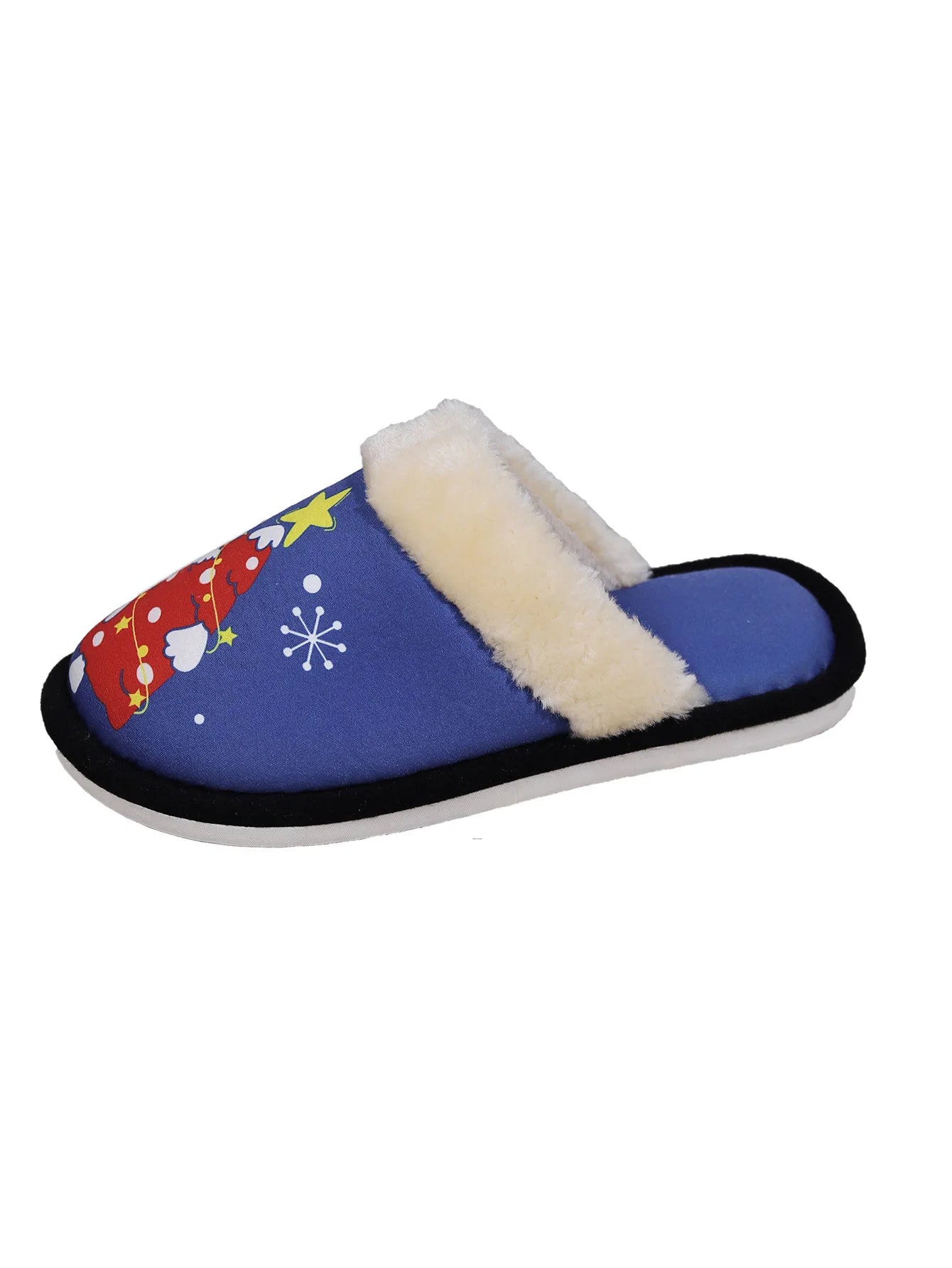 Christmas Slippers 2023 Printing Home Men Women Couples Sandals Plush Casual Warm Shoes  Slippers Women Winter Zapatos De Mujer