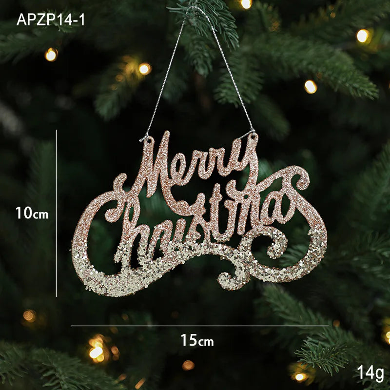 Christmas House Merry Christmas Decorations for Home 2024 Cristmas Ornament Xmas Navidad Noel Gifts Happy New Year 2024