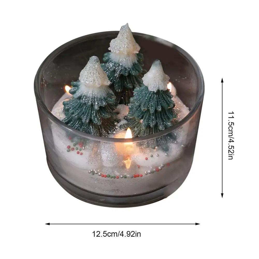 Christmas Aromatherapy Candle Creative Scented Tealight Candle Christmas Decor Meditation Yoga Relaxing Tealight Candle Seasonal